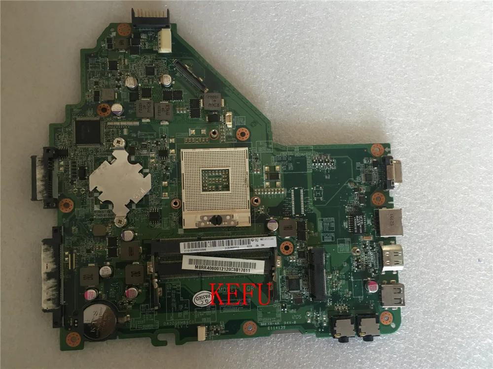 Yourui para Acer 4349 4749 Computador Portátil Placa-mãe Da0zqrmb6c0 Zqr Mbrr406001 Mb. Rr406.001 Ddr3 Mianboard Placa-mãe para notebook
