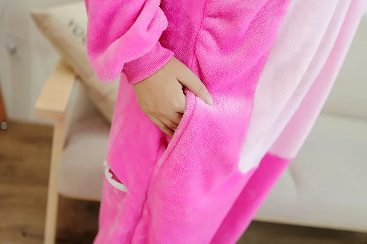 Кигуруми Лило и Синий Розовый Ститч Onesie пижамы для взрослых унисекс Косплей животных комбинезоны детские пижамы костюм одна деталь femme