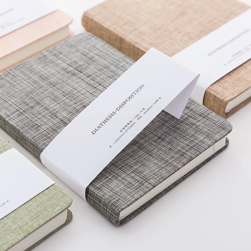 Блокнот формата A5 в стиле ретро из плотной бумаги простой однотонный блокнот