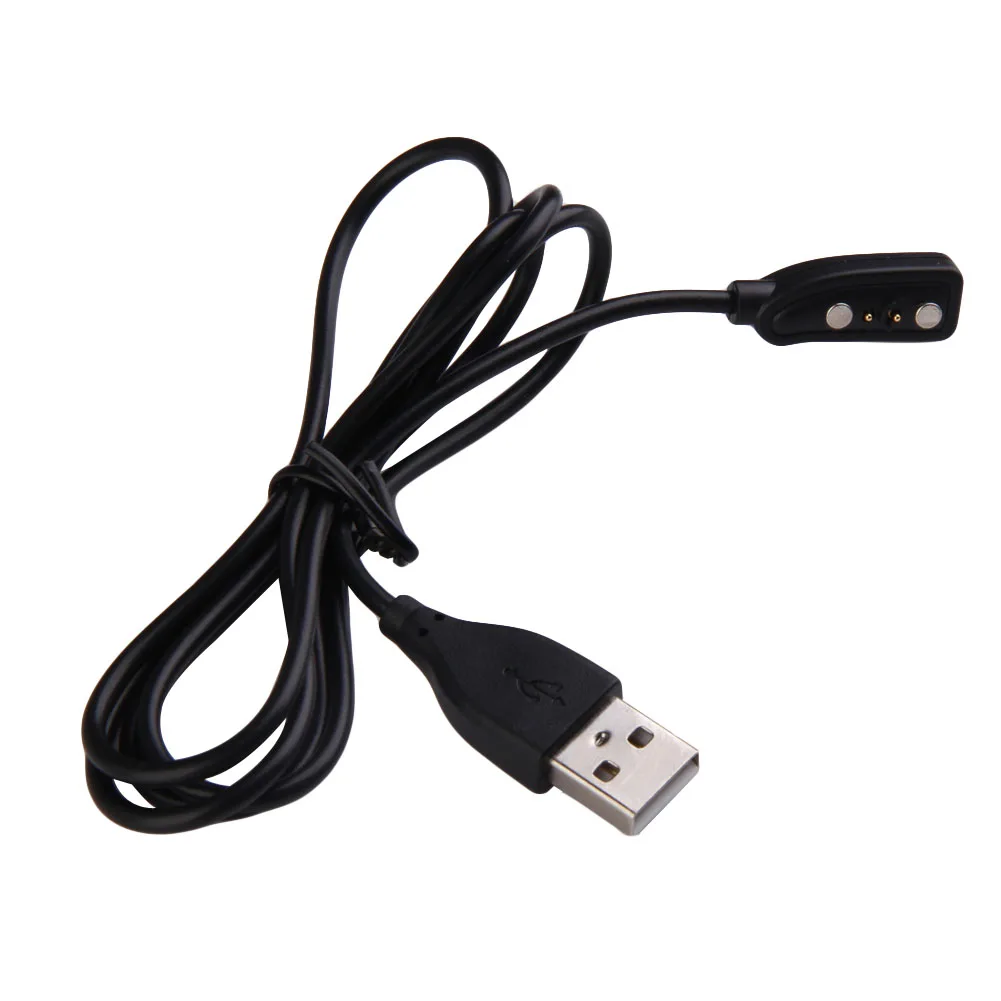 1 м Новый USB кабель для зарядки Smartwatch питание Магнитный переходник провод черный