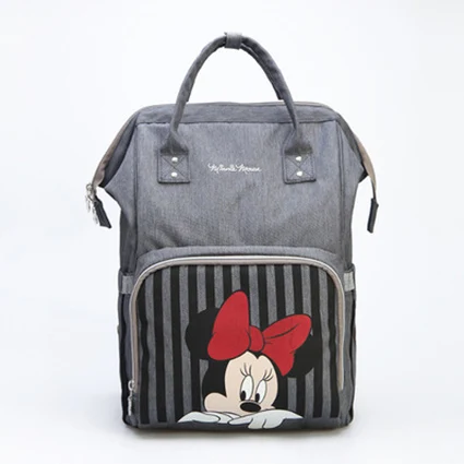 1 Бренд disney, сумка для детских подгузников, большая емкость, детские сумки, рюкзак для путешествий, модные сумки для мам, сумки для подгузников, дизайнерская сумка для кормления - Цвет: 1