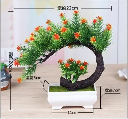 Новые искусственные украшения для растений имитация дерева бонсай настольное