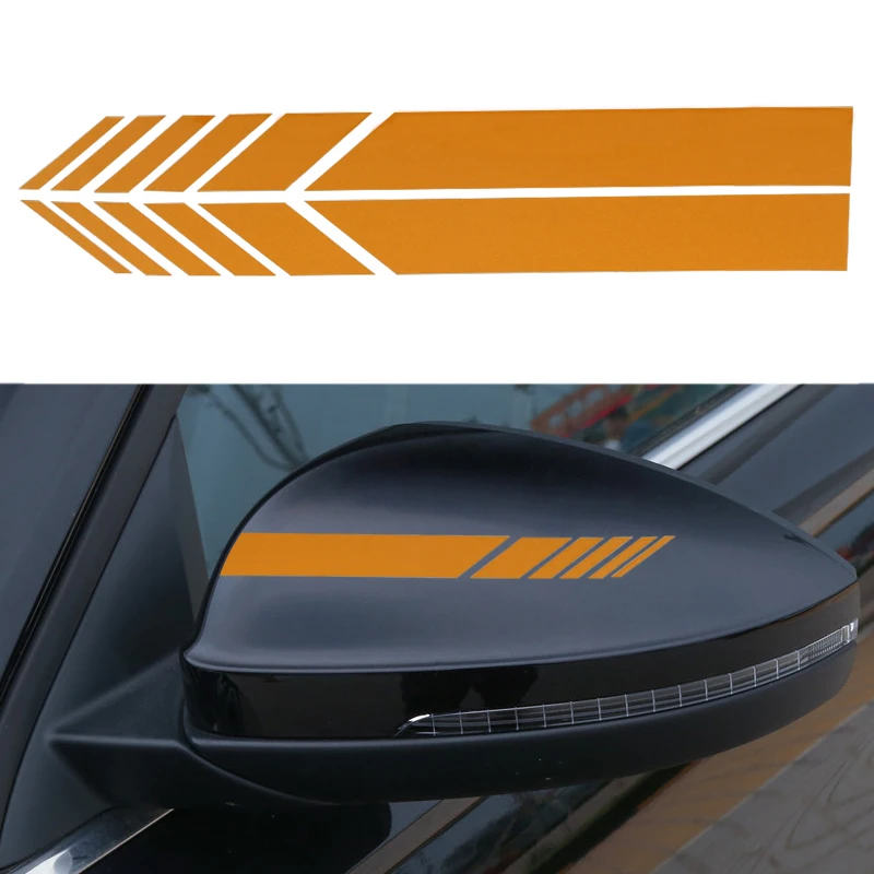 Пара автомобильных зеркал заднего вида декоративные наклейки для автомобиля