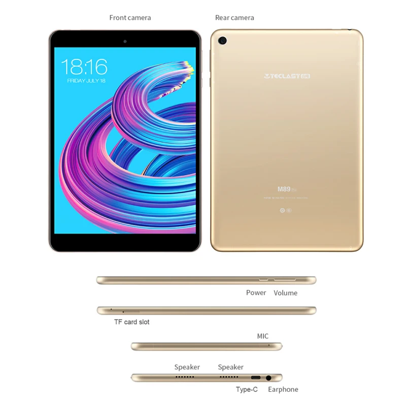 Teclast M89 Pro 7 9 дюймов 2048x1536 планшетный ПК MTK Helio X27 Deca Core 3 ГБ ОЗУ 32 Гб ПЗУ двойной Wifi Android