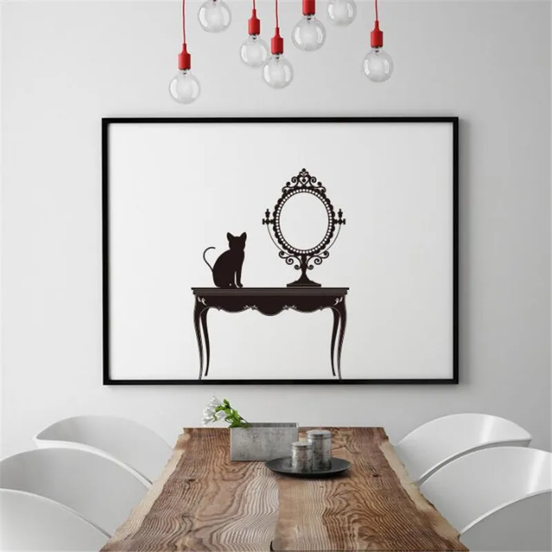 IDFIAF сексуальная леди девушка силуэт нанесение макияжа виниловая художественная