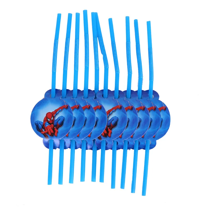 90 шт супер герой Человек-паук одноразовая посуда набор стаканчиков бумажная
