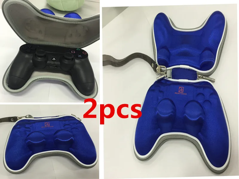 2 шт пара синий противоударный Карманный Чехол сумка жесткий чехол для Sony PlayStation 4