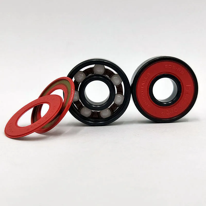 8 шт. гибридные керамические подшипники для скейтборда х22х7 мм|longboard wheels|longboards