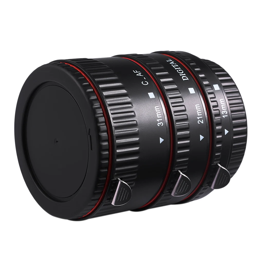 WEIHE Auto Focus Macro Extension Tube Set for Canon SLR Cameras EF EF-S Lens 700d t5i 7d 5d Accessory 13MM 21MM | Электроника