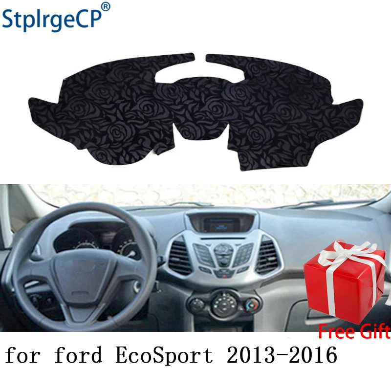 Новейший Рисунок розы Нескользящая крышка приборной панели автомобиля