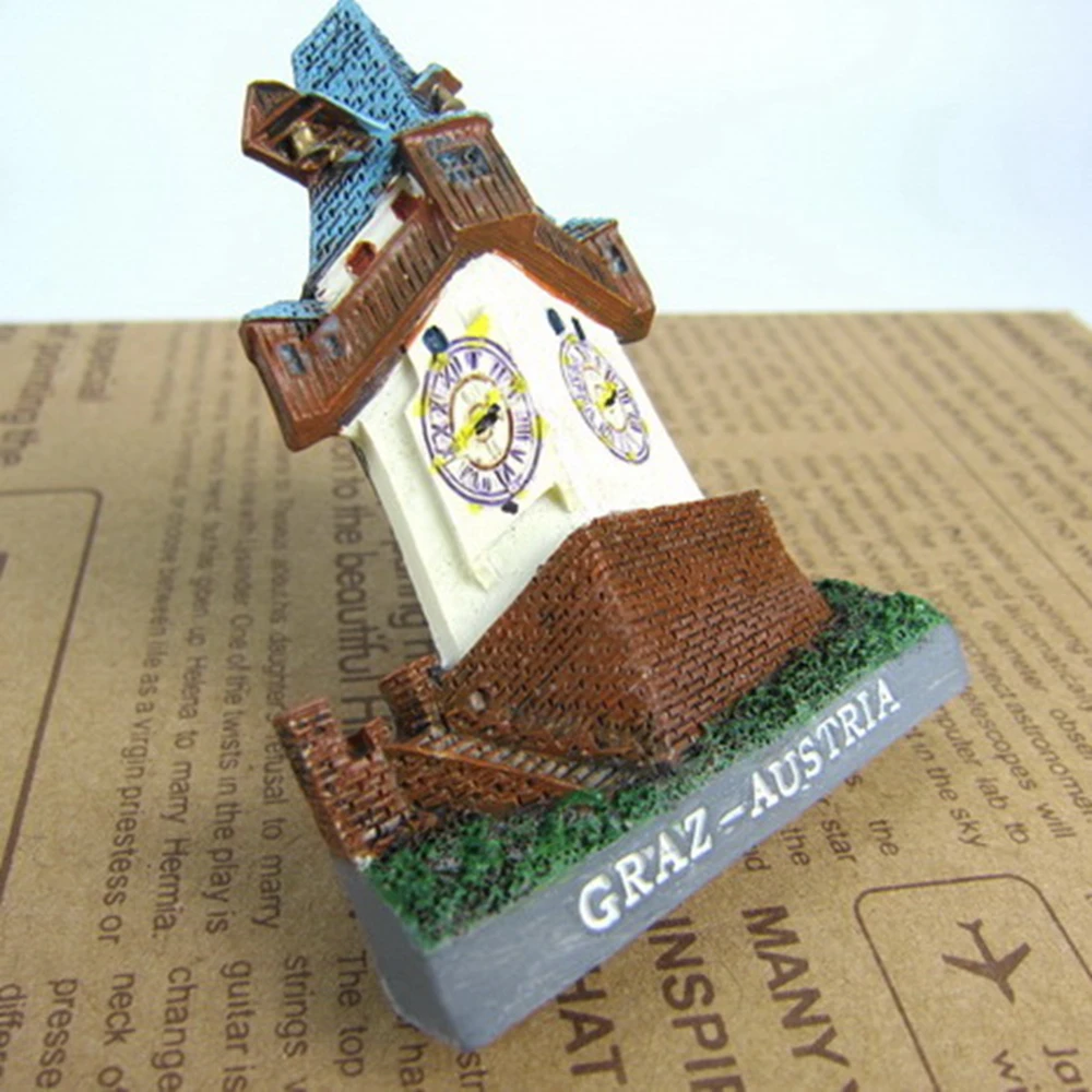 Магниты на холодильник с австрийскими часами магниты туристические сувениры