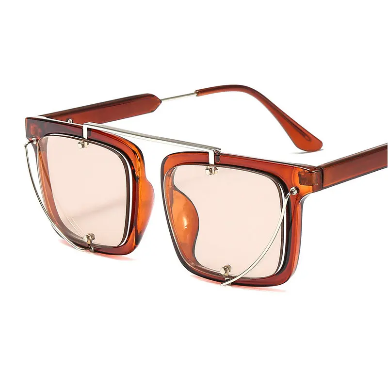 MINCL/кошка Рыжий солнцезащитные очки женщина оттенки зеркало Женские квадратные