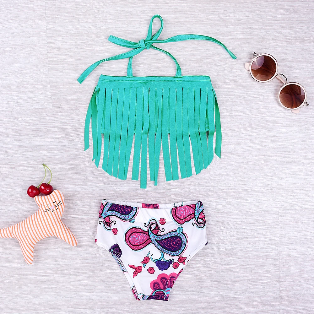 Rosakini 3 шт. Детские Купальники для малышек Детский комплект маленьких девочек