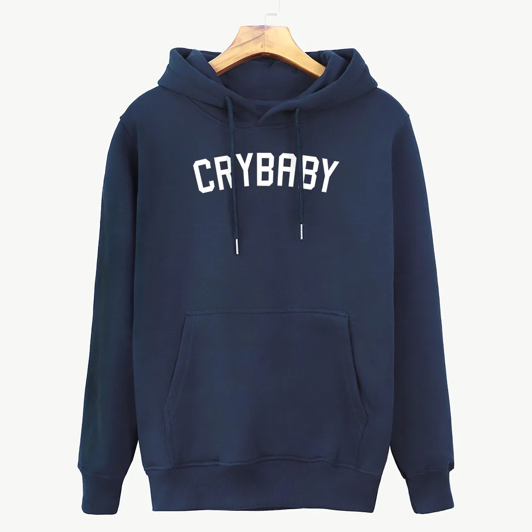 Детский Забавный Свитшот CRY для женщин 2018 осенне зимняя флисовая толстовка с