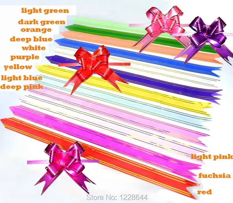 Свадебная Автомобильная прозрачная гирлянда банты/подарочная лента