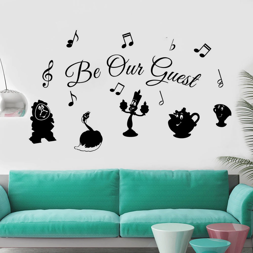 Домашняя Настенная картина Будьте нашим гостевым Наклейка на стену кухонный