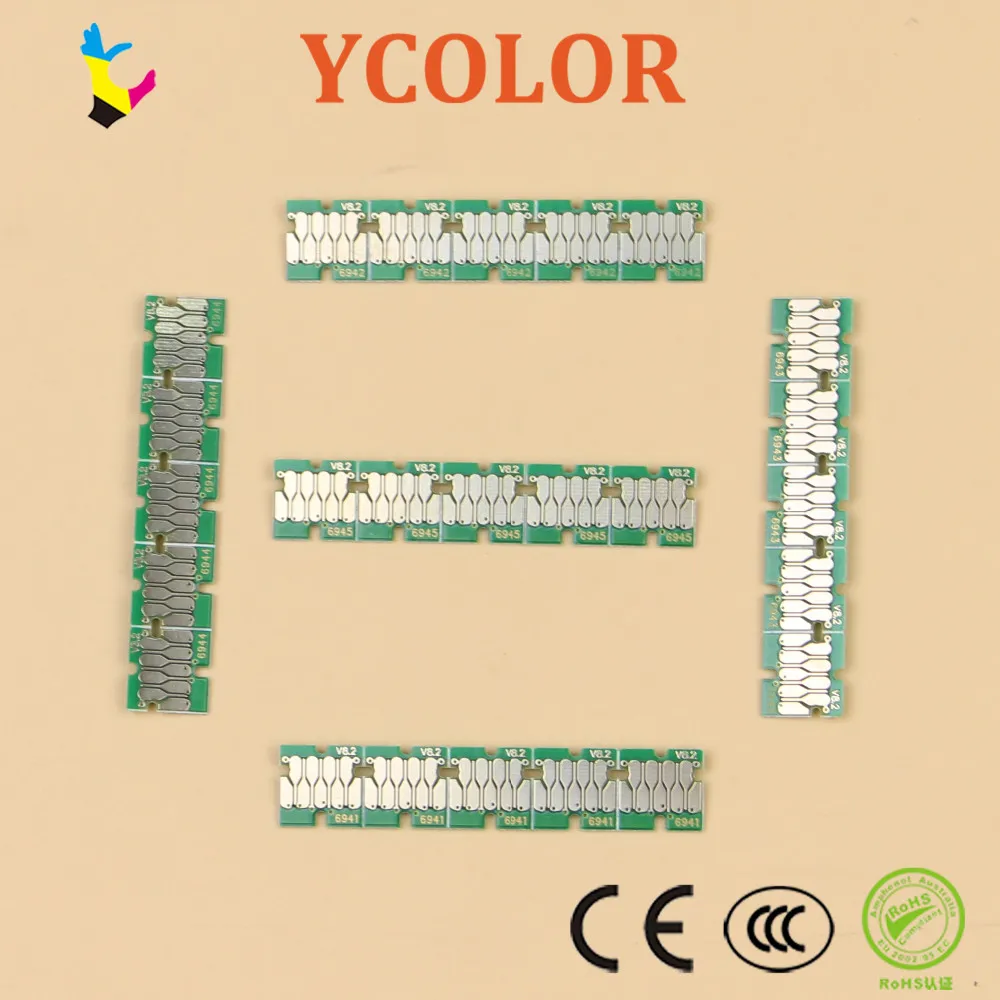 25 шт./лот Новинка V8.2 версия стабильный картридж чип для Epson T3070 5070 7070 чернила чип T6941-T6942-T6943-T6944-T6945