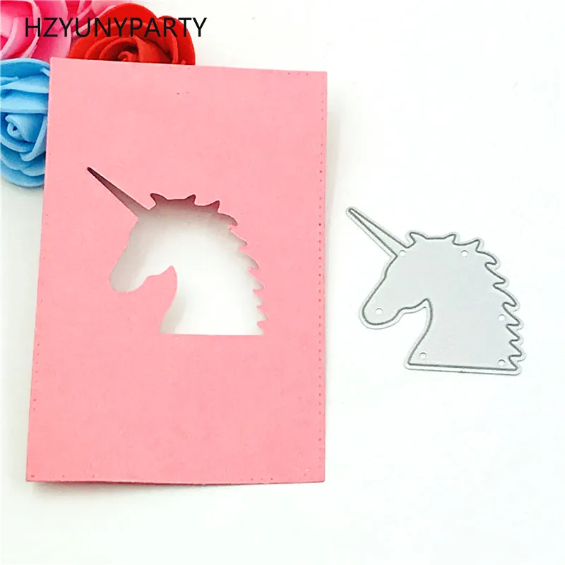 

New Unicorn Metal Cut Dies Stencils for Scrapbooking Stamp/Photo Album Decorative Embossing DIY Paper Cards