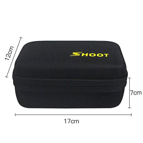 Small Size (Logo) Съемка Портативный Eva коллекция коробка чехол для камеры GoPro Hero 8 7 5 черный Xiaomi Yi 4K Eken H9r Sjcam M10 Go Pro Hero 7 аксессуар - Цвет: Small Size (Logo)