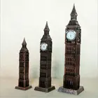 30 см Античная бронзовая большая бен статуя Лондон модель ориентира Европейский Стиль Металлическая статуэтка архитектура с часами домашний декор