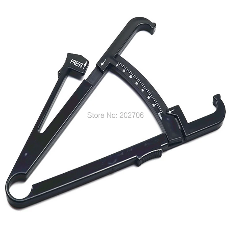 Штангенциркуль телесного жира черного цвета измерительная лента + мужская и