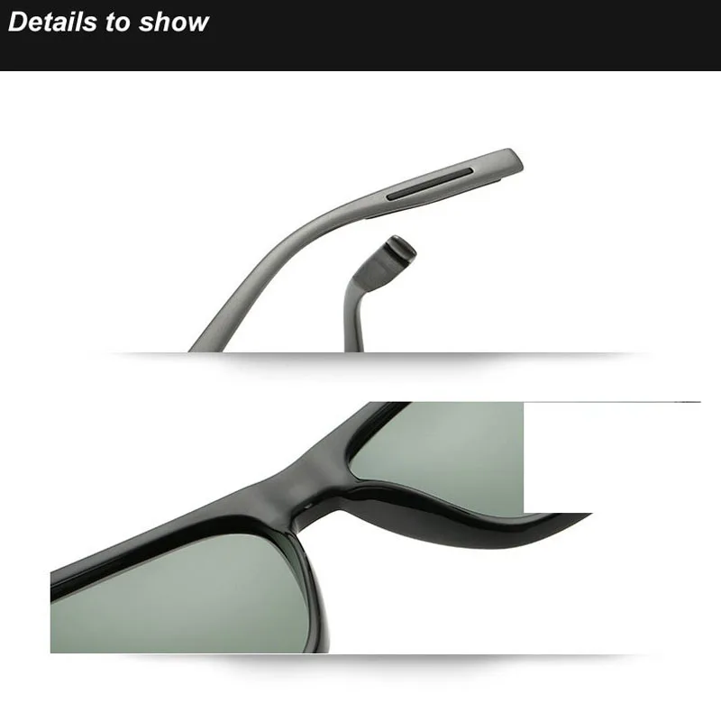 Солнцезащитные очки Мужские женские ретро алюминиевые зеркальные