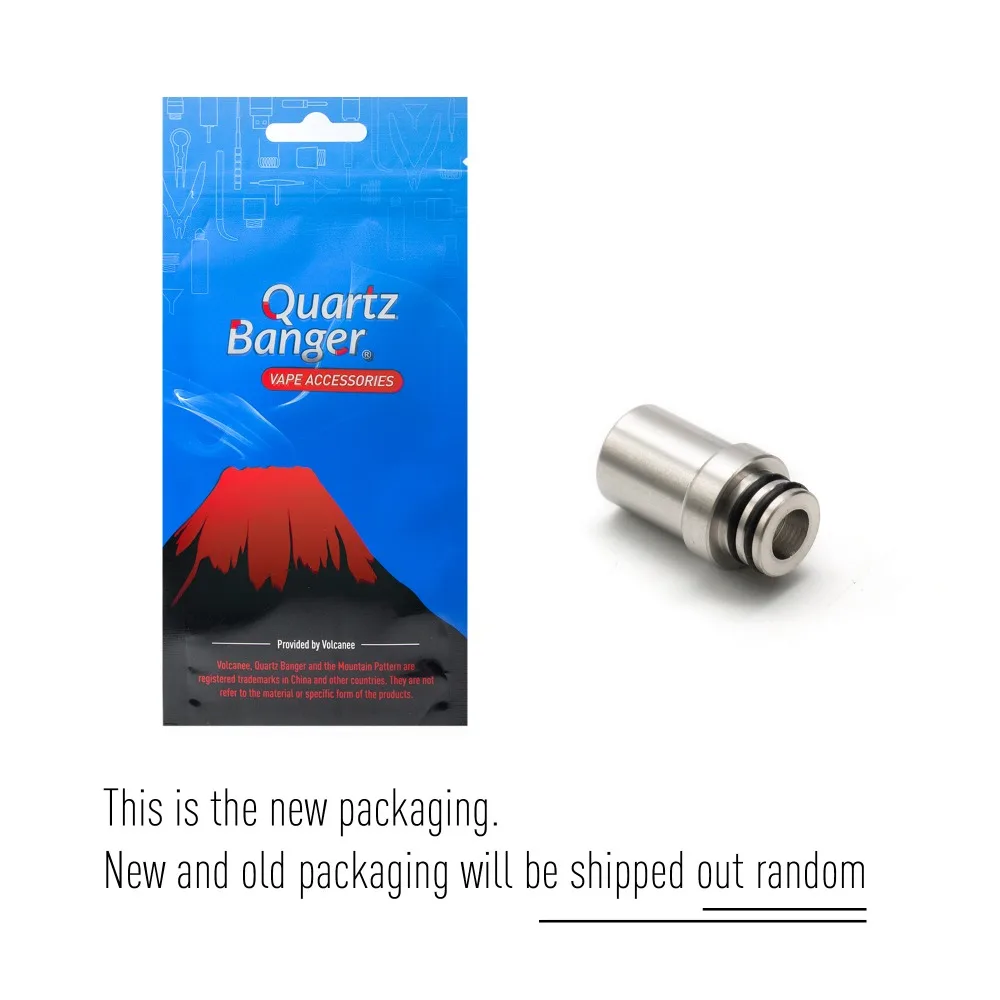 

Quartz Banger 510 Metal Drip Tip Vape Wide Bore Mouthpiece SS Drip Tip 510 for Kennedy 24 Battle Goon Atomzier E Cigarette Tank