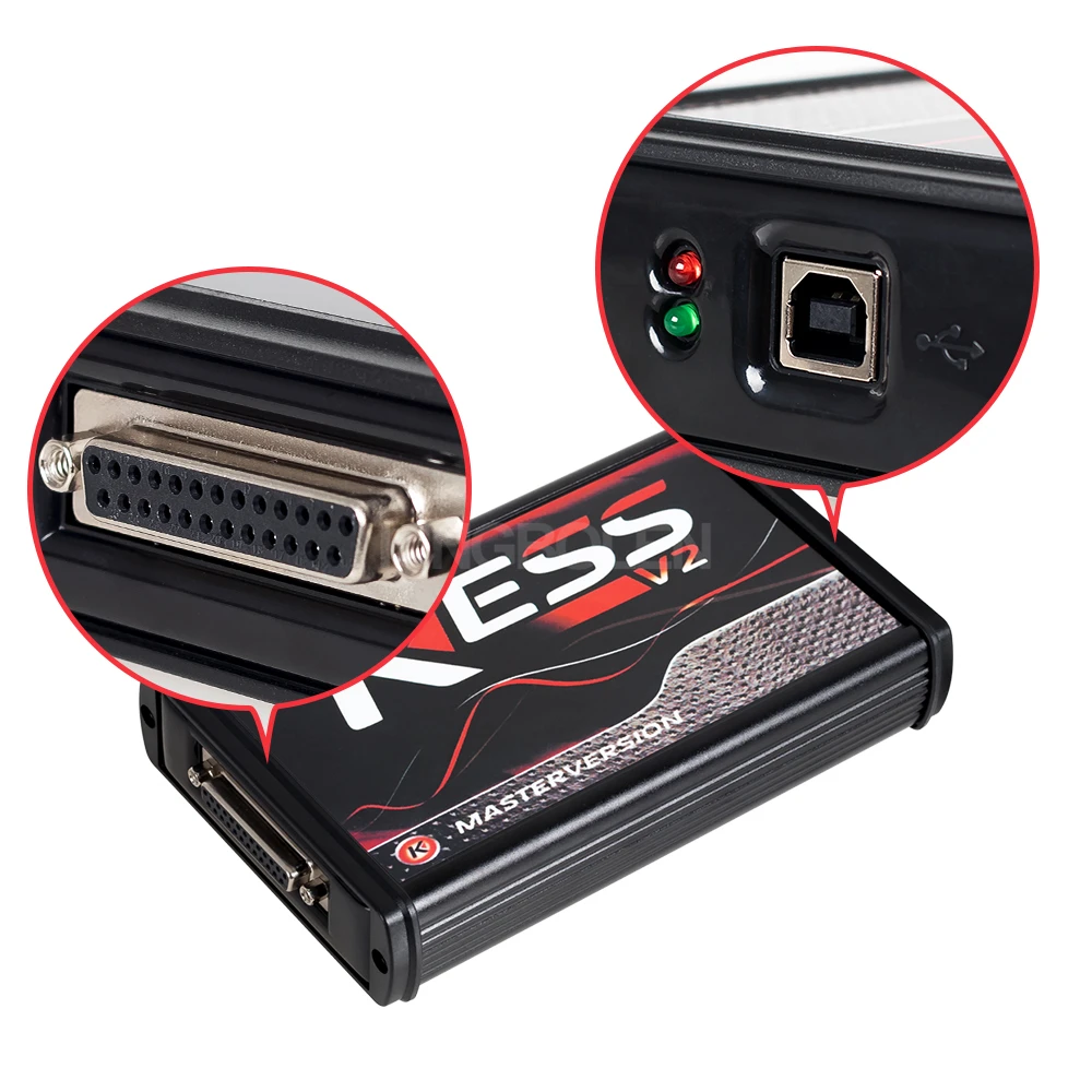 KESS V2 V2.47 V5.017 ЕС красный ECM Титан Winols KTAG V2.25 V7.020 4 светодиодный онлайн мастер-версия ECU OBD автомобиль/Грузовик программист инструмент
