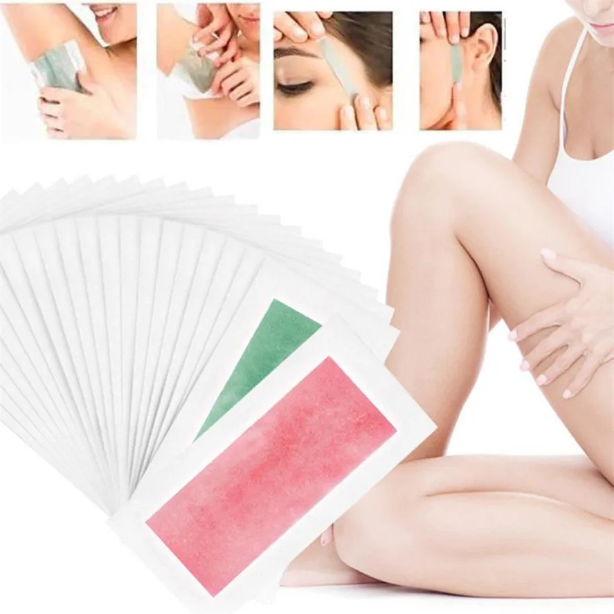 Восковая лента для удаления волос 5 шт. бумага на лице и теле инструменты