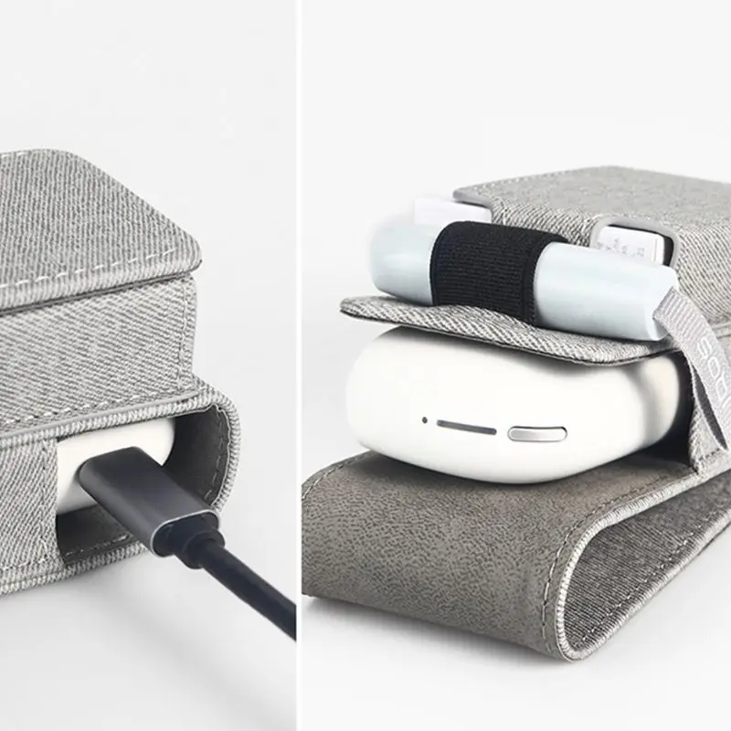 Холщовый чехол для IQOS Eletronic сигарет кожаная Портативная сумка защитные