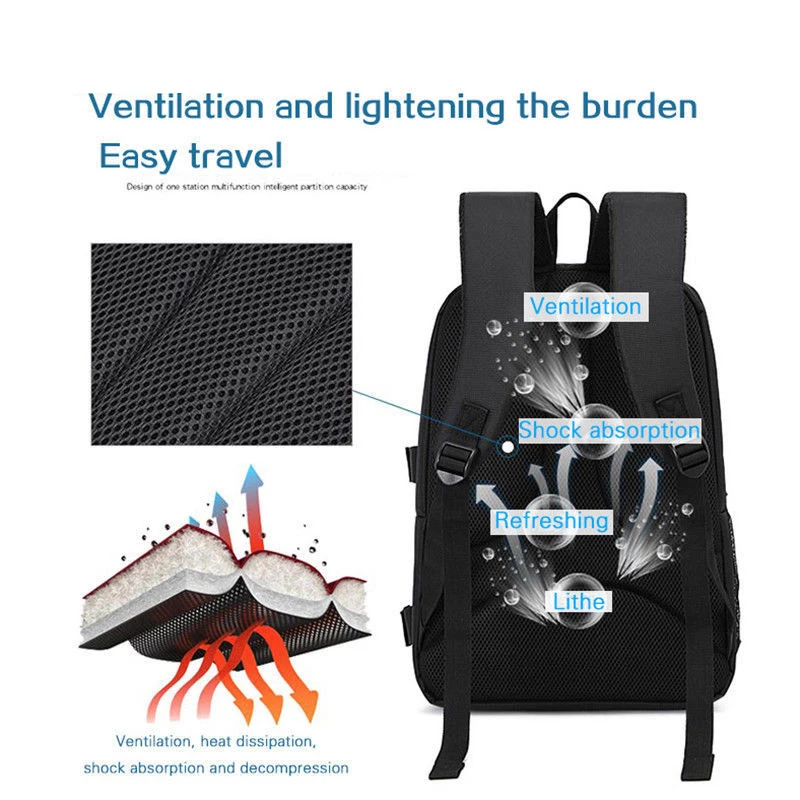 Multi-functional Camera Backpack Video Digital DSLR Bag Waterproof Outdoor Photo Case for Nikon/ Canon/DSLR | Электроника