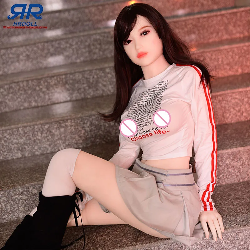 Sex Doll real gril small cheast Full Size silicone dolls Lifelike Japanese women LOVE Real TPE Dolls with skeleton |