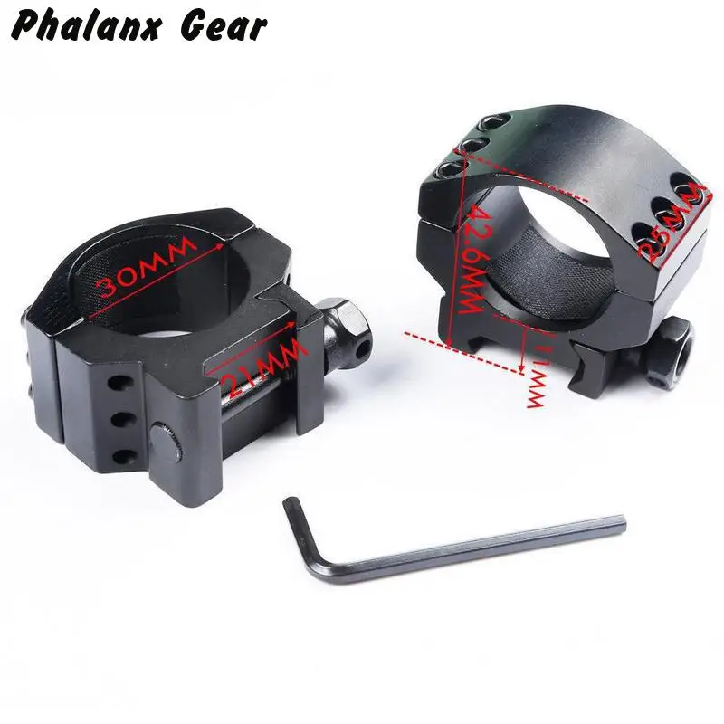 Низкопрофильное кольцо Weaver Picatinny Rail Scope Mount Heavy 6 болтов 30 мм для экстремальной