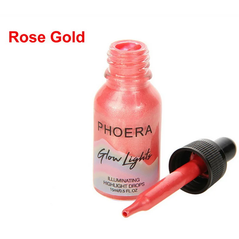 Rose Gold PHOERA Женская эссенция для лица, косметический спрей, Освежающая увлажняющая матовая основа, свежий светильник, стойкая основа, Maquiagem - Цвет: Rose Gold