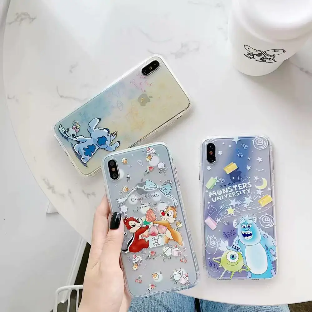 ORYKSZ милый мультяшный чехол для телефона iphone 7 8 6 6s Plus X Xs Чехлы MAX XR ударопрочный