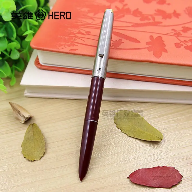 10 шт./лот перьевые ручки Hero 329 0 38 мм супертонкие Iraurita Nib офисные и школьные