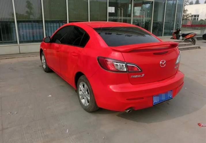 Для Mazda 3 спойлер звезды высокое качество ABS Материал заднего крыла первоклассника Цвет задний спойлер для Mazda 3 Mazda3 спойлер 2010-2013