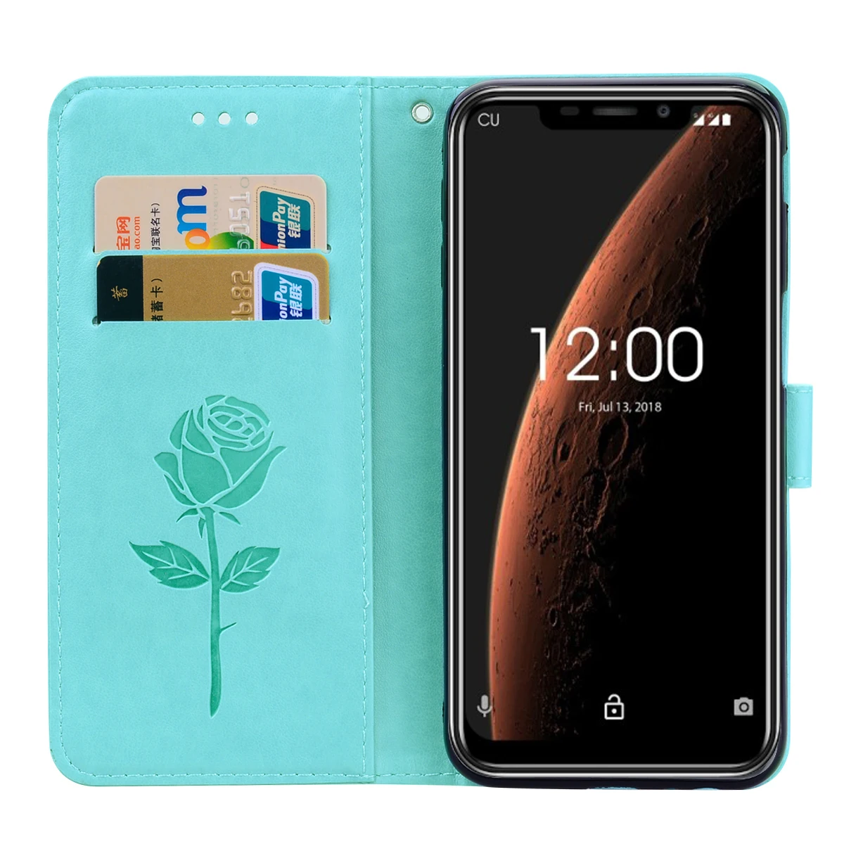 Фото Чехол для BQ vsmart ACctive 1 Plus, Роскошный кожаный флип-кошелек, чехол для BQ vsmart Standart, чехол-подставка №2