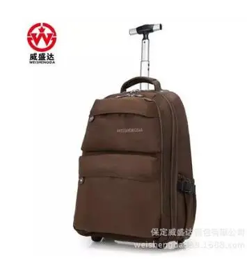 Men Oxford Travel Luggage wheeled Rolling Backpacks women Trolley bags Business Travel backpack bag luggage suitcase on wheels