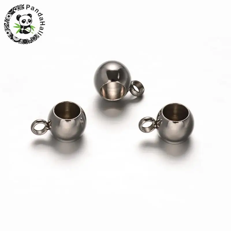 

Rondelle 304 Stainless Steel Hanger Links, Stainless Steel Color, 9x6.5x5mm, Hole: 2mm; 4mm Inner Diameter