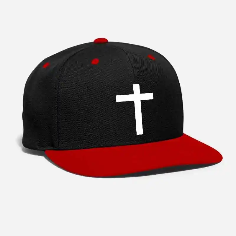black red Шапка с крестом, вышитая, индивидуальная, трендовая, для Иисуса, молитвы, христианской церкви, веры, Бога, креативный Подарок, Идея, унисекс, регулируемая бейсболка - Цвет: black red