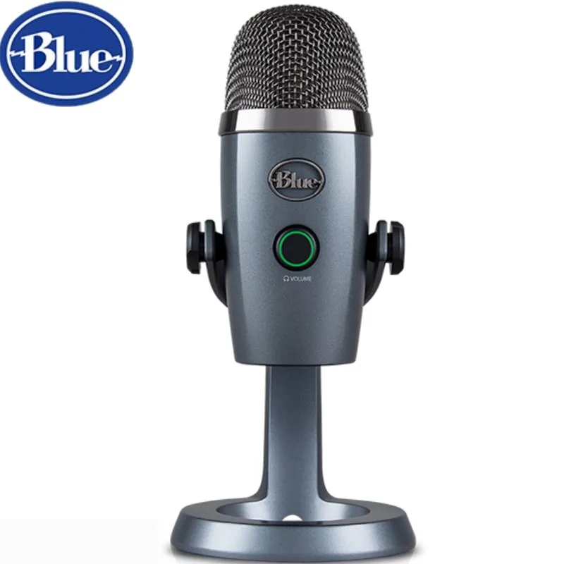 Конденсаторный цифровой USB микрофон Blue YetiNano для трансляции музыки в