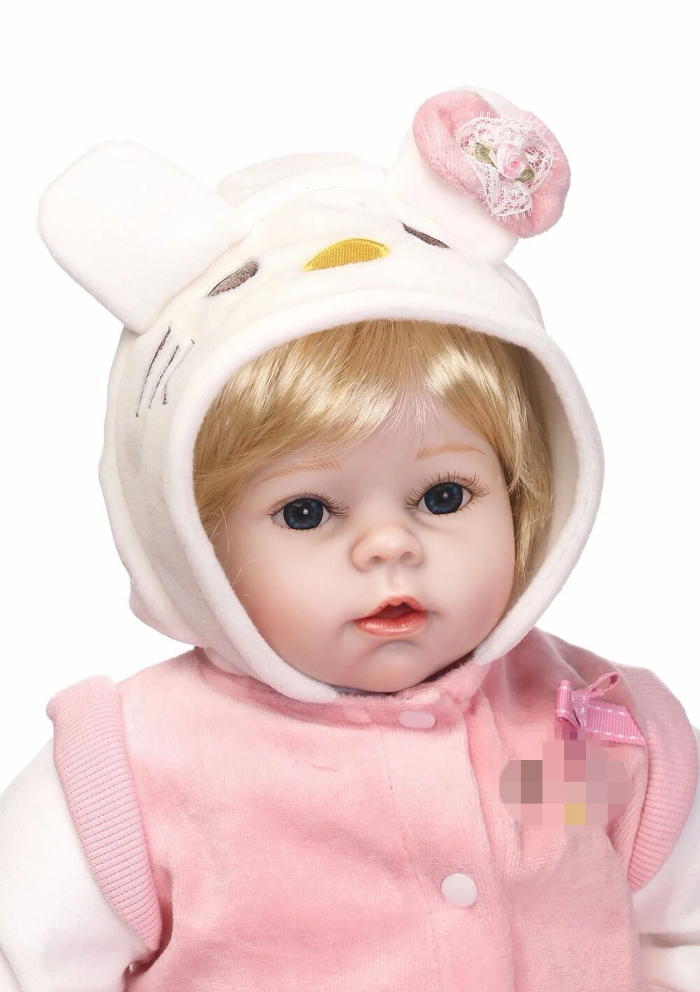 Кукла реборн NPK силиконовая для девочек Реалистичная кукла-Младенец Ручной