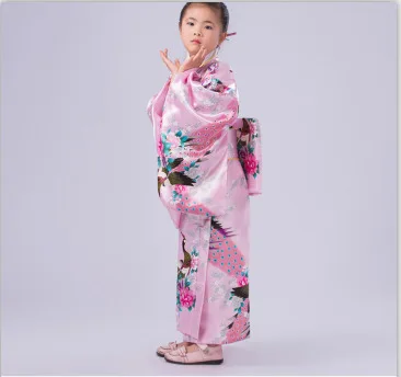 Новинка 2017 года японское кимоно винтажное Оригинальное детское праздничное