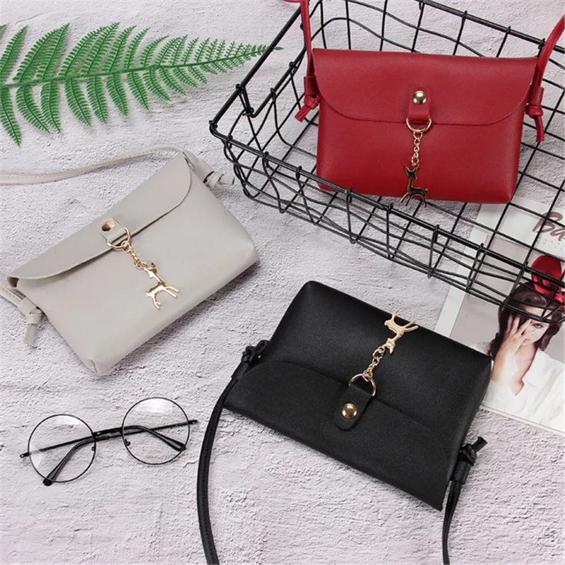 Новая сумка через плечо поп женская металлическая подвеска олень мини для