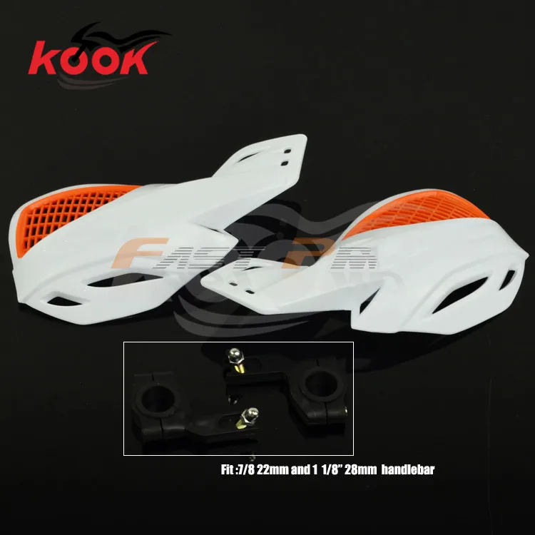 Белые оранжевые защитные накладки для мотоциклов KTM защита ручек мотокросса