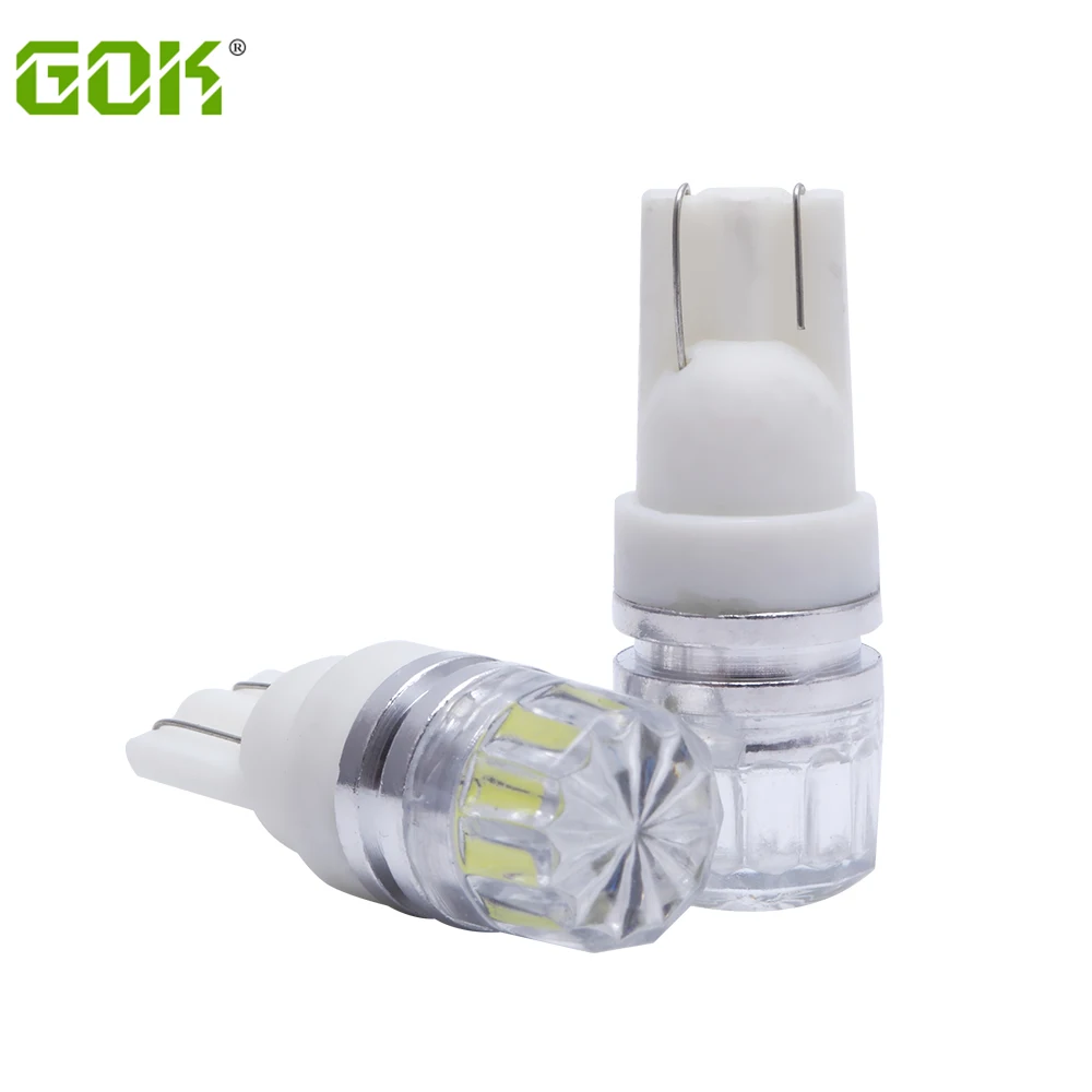 100 шт. Автомобильные светодиодные лампы T10 2 smd 5730 led Авто t10 1 Вт интерьерные дверные