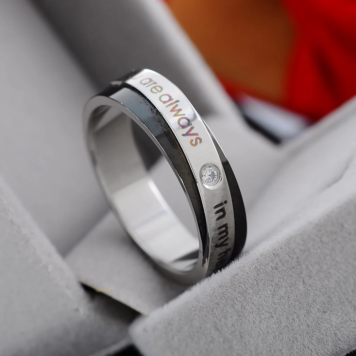 Stainless Steel Ring Couple Rings For Lover Women Jewelry Mens 2019 Trendy Simple Style Carved Silver | Украшения и аксессуары