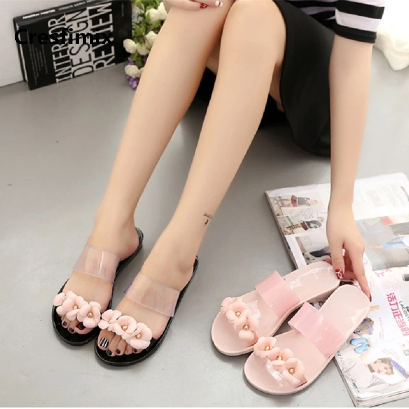 Женские модные черные слиперы с цветочным принтом женские повседневные высокого