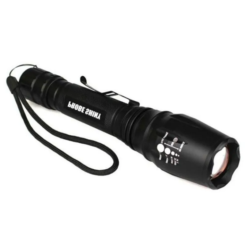 2018 X800 фонарик LED CREE XM L2 Тактический зум 2 батарея 18650 безопасность и выживание Z816| |